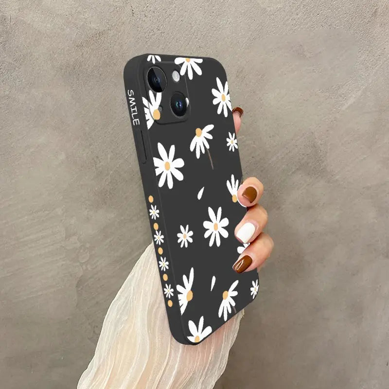 Plain Daisies Phone Case For iPhone 14 13 12 11 Pro Max Mini X XR XS MAX SE2020 8 7 Plus 6 6S Plus Cover