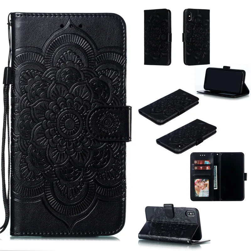 Luxury Leather Wallet Case For Samsung Galaxy S26 S25 Edge S24 Ultra S23 S22 S21 S20 FE S10 S9 Plus Flip Stand Phone Card Cover