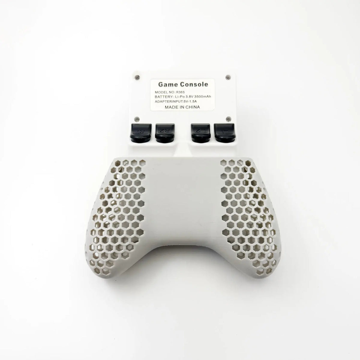 3D Printed Grip For R36S Console DIY Ergonomic Grip Handle R36 S Accessories Hollow Honeycomb Design More Comfortable Controller