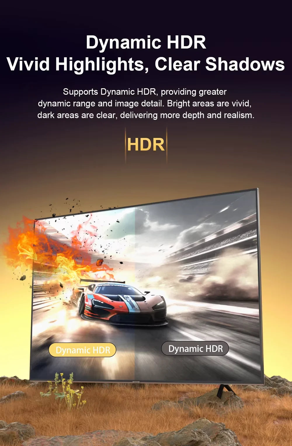 16K HDMI 2.2 Cable, 8K@120Hz HDMI Cable 10FT/3M for HDTV Box Projector PS5 Ultra High Speed Computer Cable