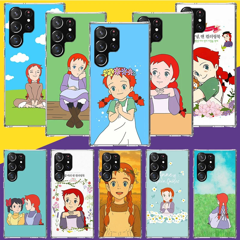 A-Anne Of Green Gables Shirley Phone Case For Samsung Galaxy S26 S25 Edge S24 S23 FE S22 Ultra S21 Plus S20 + Fundas Cover Coque