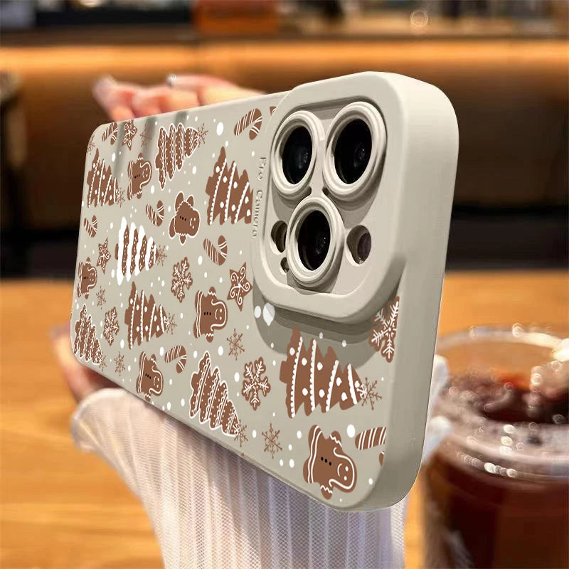 Christmas Tree Graphic Phone Case For Samsung Galaxy S26 S25 S24 S23 Ultra S22 Plus S21 FE A16 A35 A55 A34 A54 A33 A53 A52 Cover