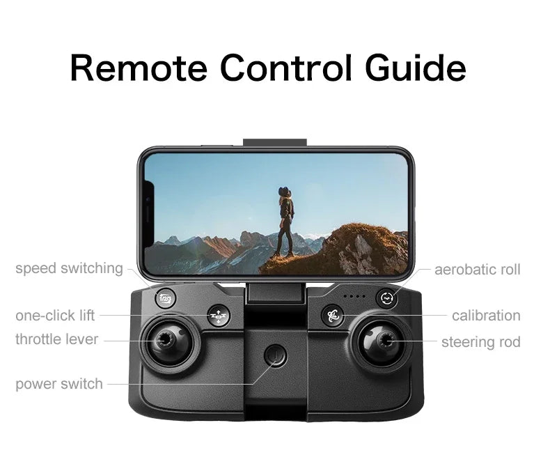 Original Aeri100/Aeri100VR Remote Control Drone WIFI RC Dron Quadcopter Obstacle Avoidance 8K HD Dual Camera FPV Mini Dron Toys