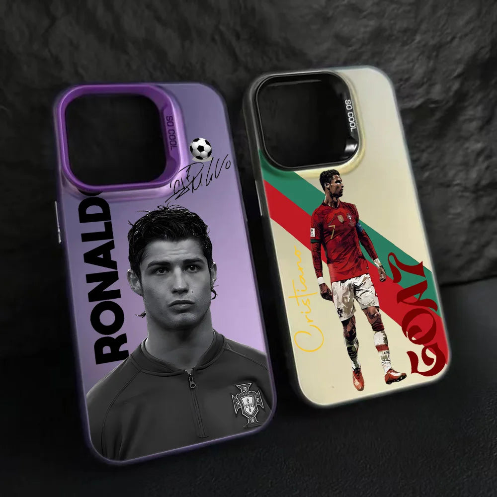 Phone Case For  Famous football players C-CR7 iPhone 17 17e 16e 16 15 14 13 12 11 mini Pro Max Air Plus Anti Fall Matte Cover