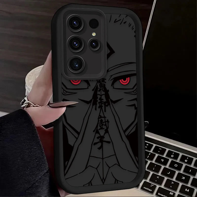 Anime Jujutsu Kaisen Phone Case for Samsung Galaxy S24 S25 S23 Ultra S22 S21 Plus FE A36 A56 A26 A16 A06 A15 A25 A35 A55 5G Enit