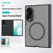 Magsafe Case For Samsung Galaxy Z Fold 8 Fold8 5G Nillkin Frosted Fold Prop Fonrt + Back Magnetic Cover