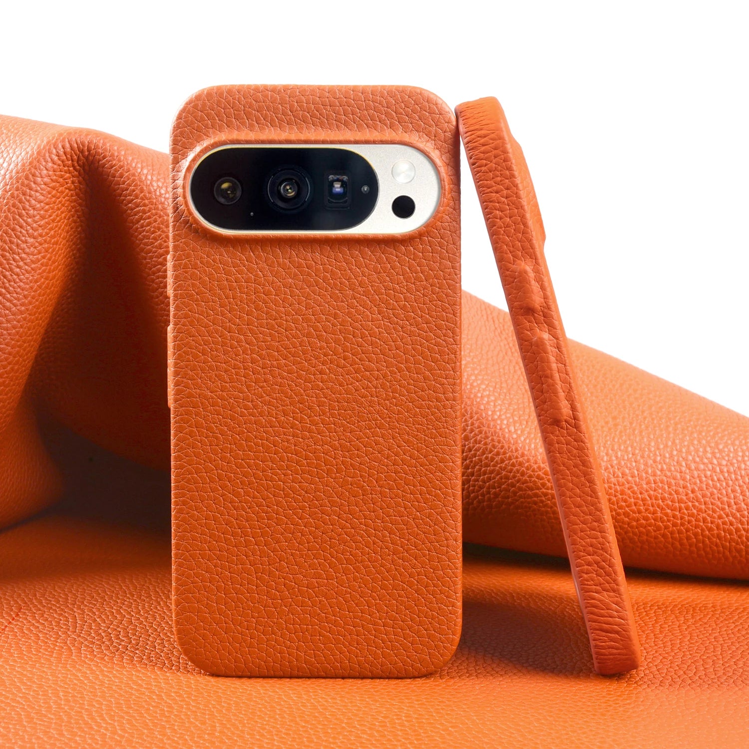 Premium Lychee Pattern Genuine Leather Case For Google Pixel 10 Pro XL Pixel10 9A 8A Pixel 7 8 9 Pro XL Back Cover Phone Case