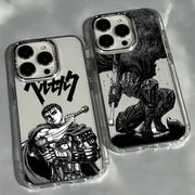 New Japanese Hot Blood Anime Berserk Guts Phone Case For iPhone 17 16e 16 15 14 13 12 11mini Pro Max X XR XSMAX 8 Air Plus Cover