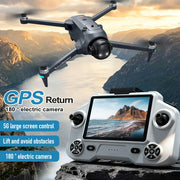 ZNLYRION YL059 GPS Foldable Drone With Large Screen Remote 180 Electric Adjustable Camera All Round Obstacle Avoidance Brushless Motor 5G FPV RC Quadcopter