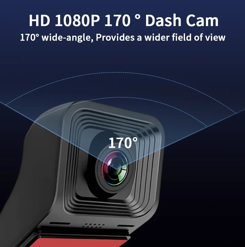 ADAS USB Car DVR Dash Cam 1080P HD for Android Navigation 170° Wide Angle ADAS Intelligent Assistance Driving Recorder