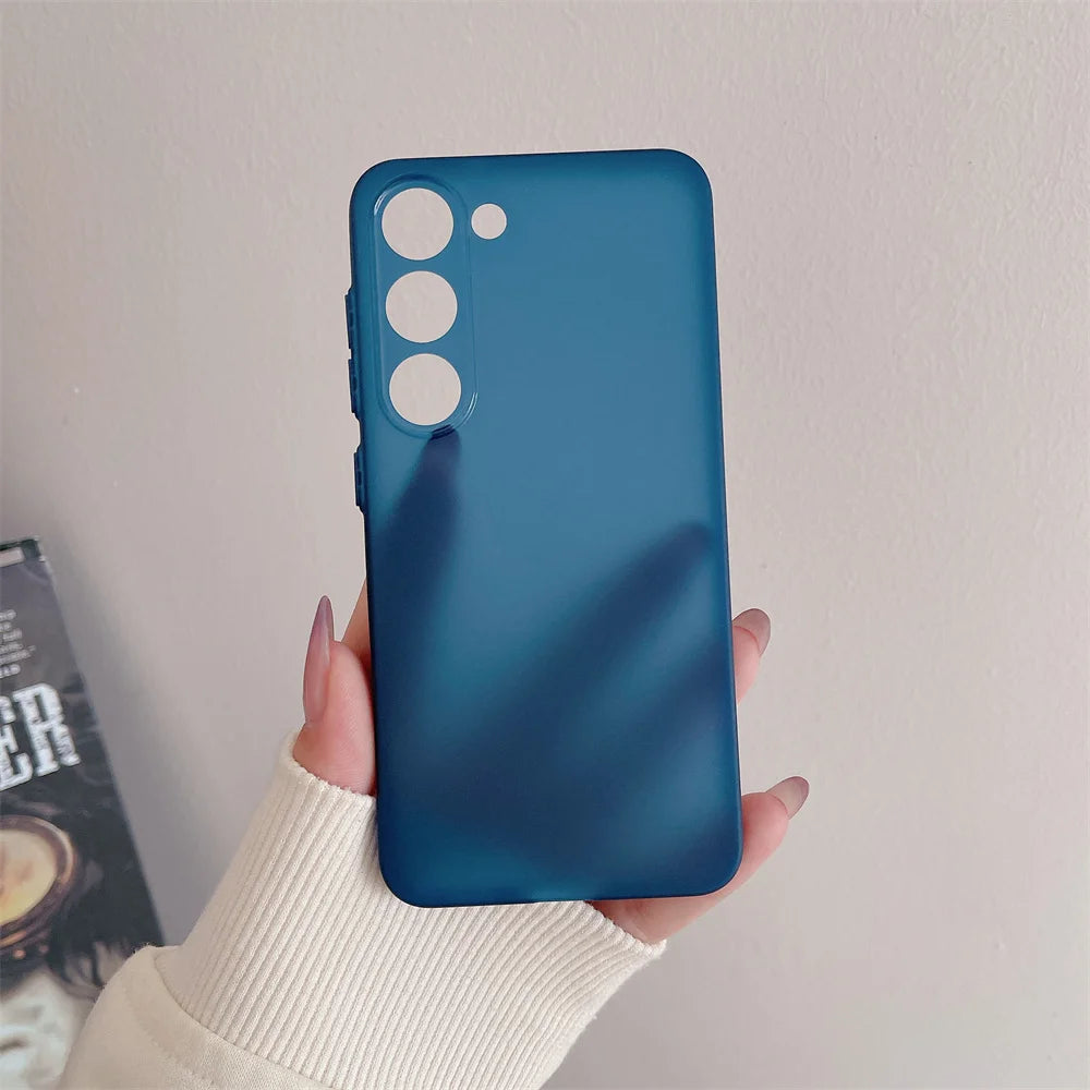 Thin Matte Shockproof Case For Samsung Galaxy S25 S24 S23 S22 S21 Ultra Plus FE A52 A53 A73 A72 A32 A14 A54 Note 20 Ultra Cover