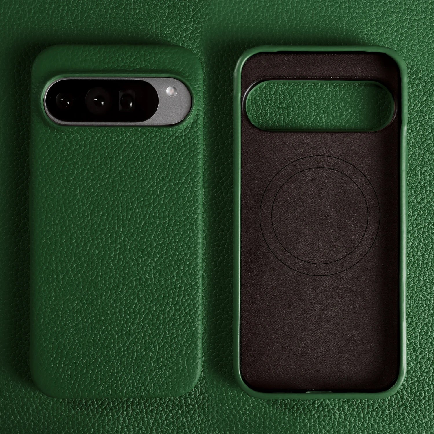 Luxury Magnetic Genuine Leather Case For Google Pixel 10Pro 9 7A 8 6 Full Protection Magnet for Magsafe Cases Shockproof Cover