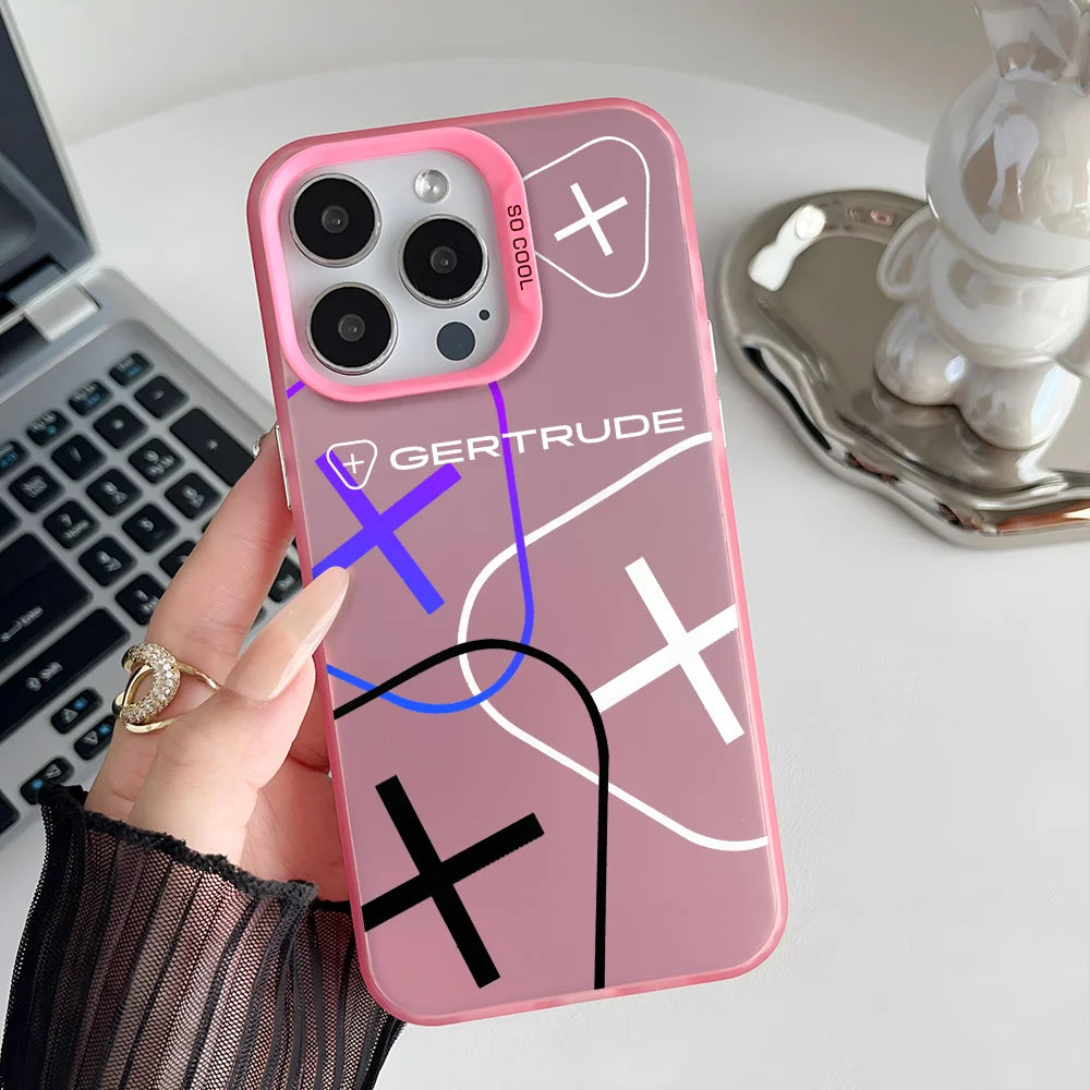 Lovely Fashion G-Gertrudes Phone Case For iPhone 16e 16 15 14 13 12 11 mini Pro Max X XR XSMAX 8 7 Plus Anti Fall Matte Cover