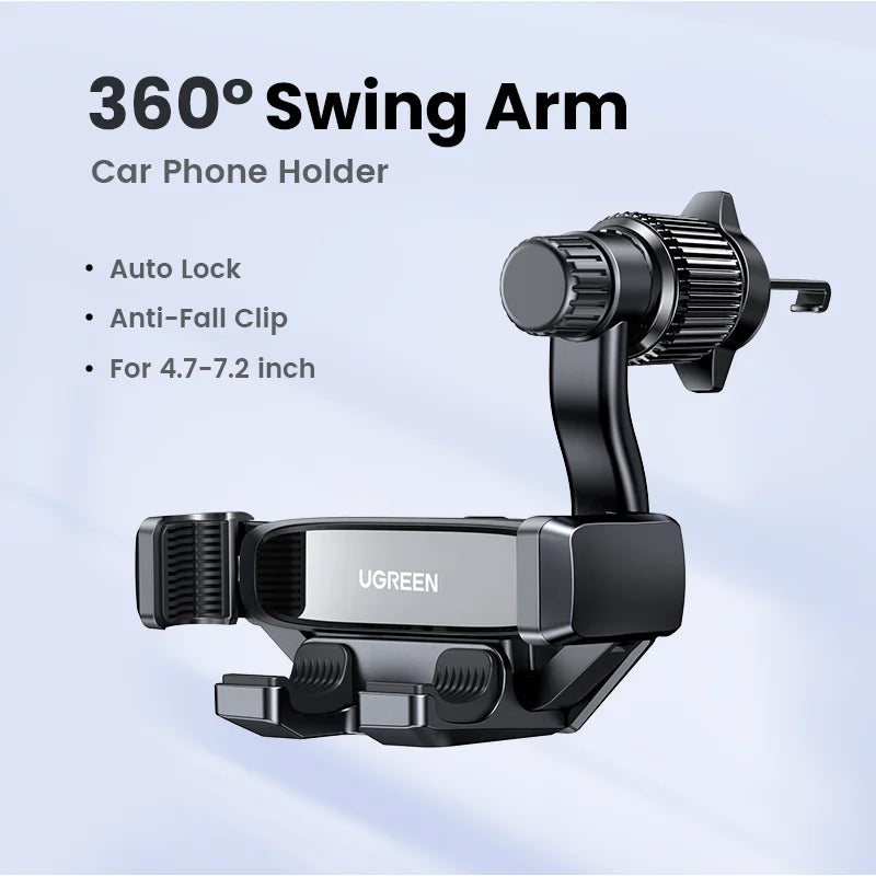 UGREEN Car Phone Holder Gravity Car Phone Stand 360°Rotation For iPhone 15 14 13 Pro Max Xiaomi Samsung Air Vent Phone Holder