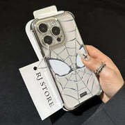 Cool Spider-Mans Plating Phone Case For Samsung S26 S25 S24 S23 S22 S21 S20 FE Note20 Edge Plus Ultra 4G 5G Anti Fall Airbag