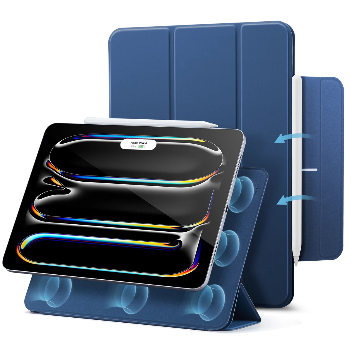 ESR for iPad Pro 13 Inch Case (M5/M4) Rotating Case with Removable Magnetic Cover Shift Series for iPad Pro 13 2024/2025