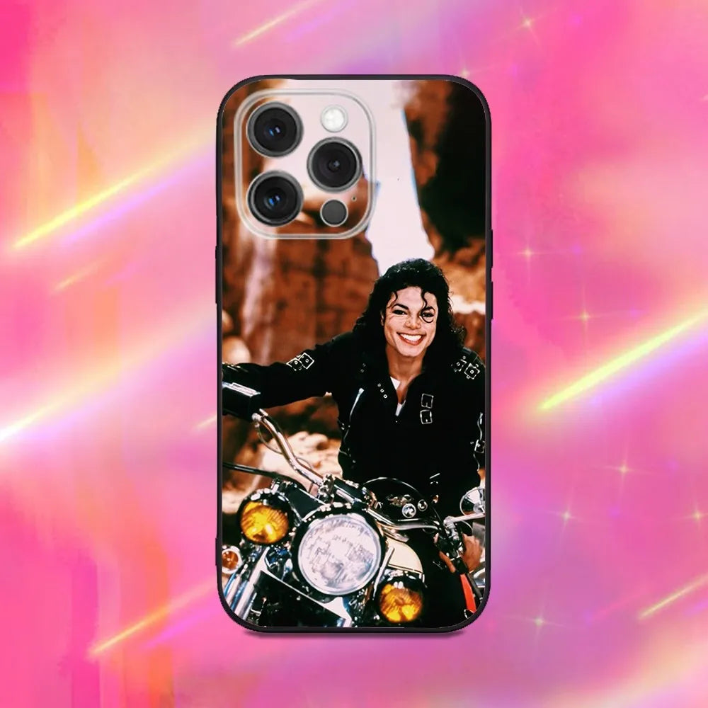Singer M-Michael J-Jackson Phone Case For iPhone 17 16 15 11 12 14 13 Pro Max Mini X XR 7 Plus 17E Air Shockproof Cover Fundas