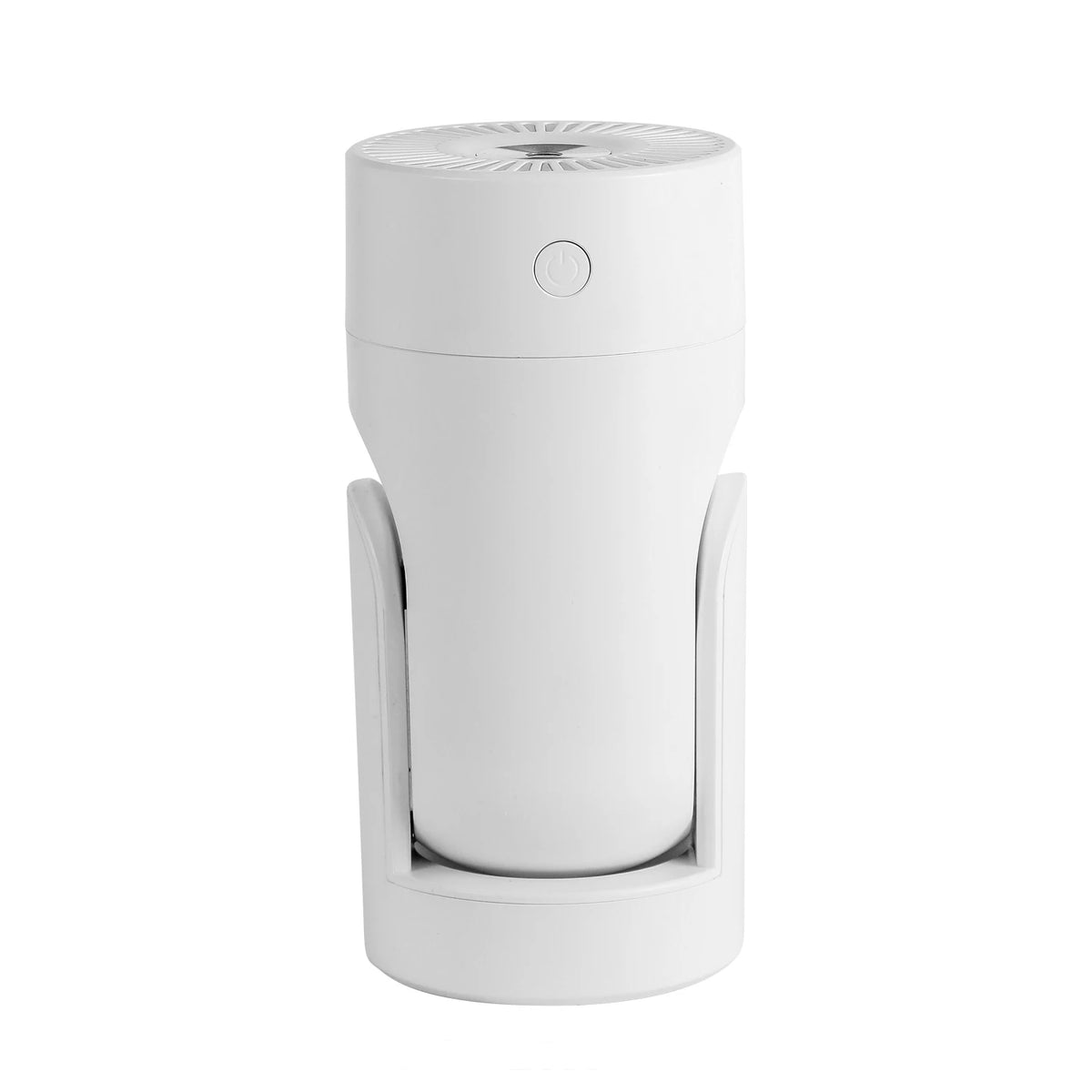 "360° Oscillating Humidifier & Air Purifier: Smart Desktop Mist Control with Ultra-Quiet USB Operation"