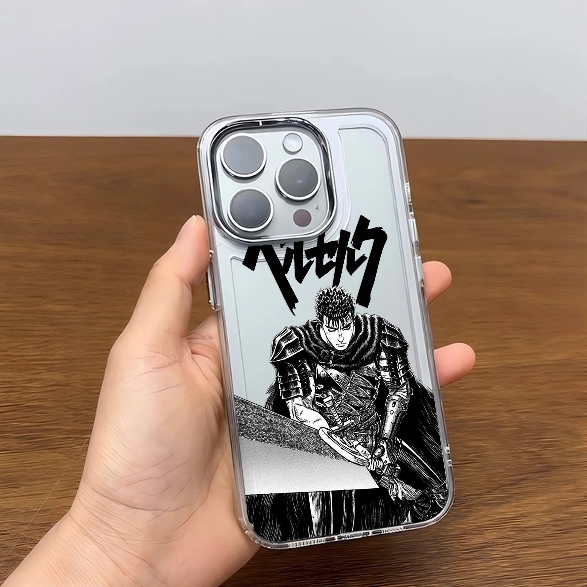 New Japanese Hot Blood Anime Berserk Guts Phone Case For iPhone 17 16e 16 15 14 13 12 11mini Pro Max X XR XSMAX 8 Air Plus Cover
