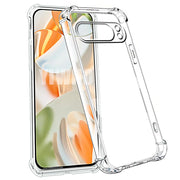 Airbag Transparent Phone Case for Google Pixel 9a 8a 7a 6a 9 8 7 6 Pro XL 5a Protective Len Shockproof Back TPU Clera Soft Cover