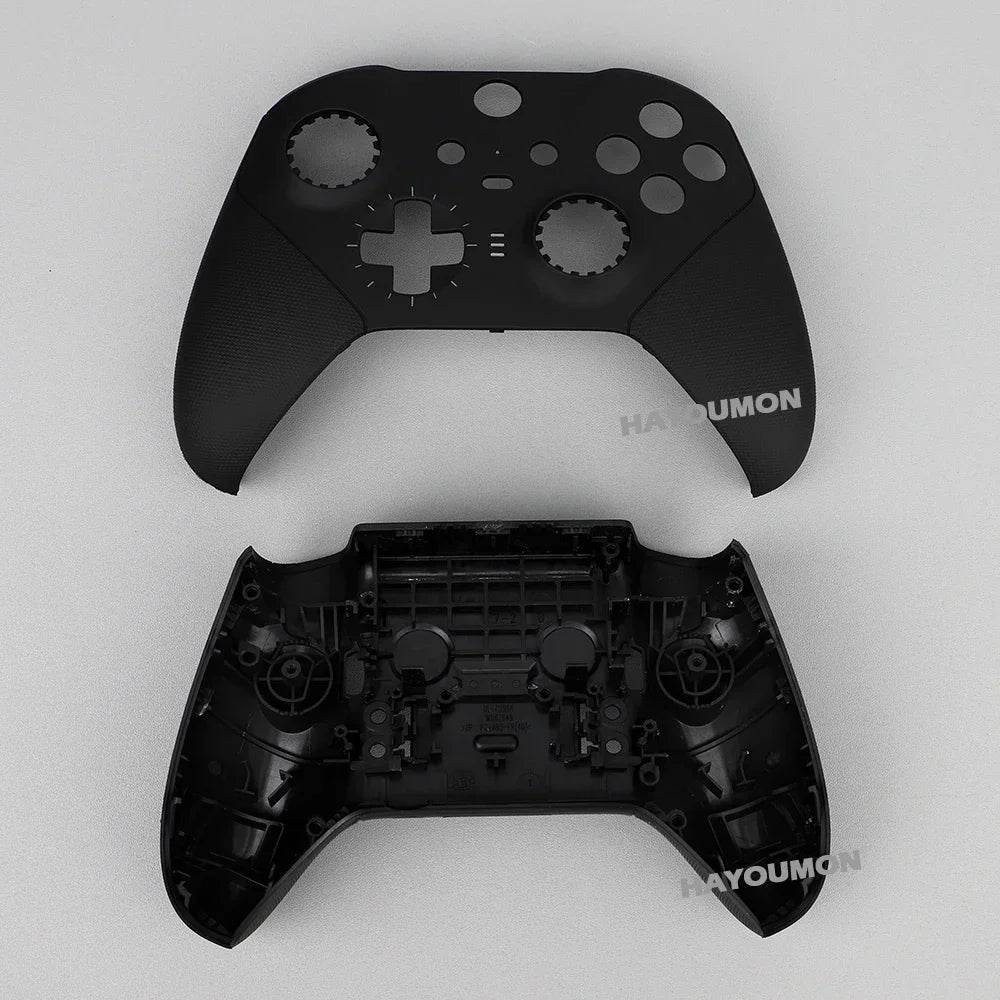 Front Back Full Housing Shell Faceplate Cover Replacement for Xbox Elite Series 2 Controller Shell Case Cover Black White