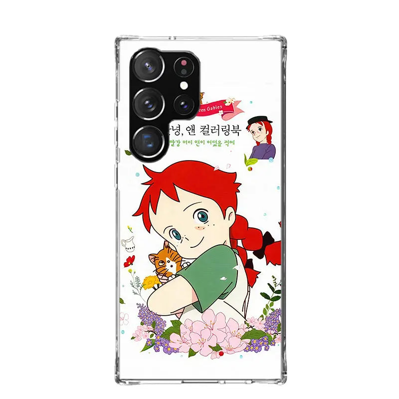 A-Anne Of Green Gables Shirley Phone Case For Samsung Galaxy S26 S25 Edge S24 S23 FE S22 Ultra S21 Plus S20 + Fundas Cover Coque