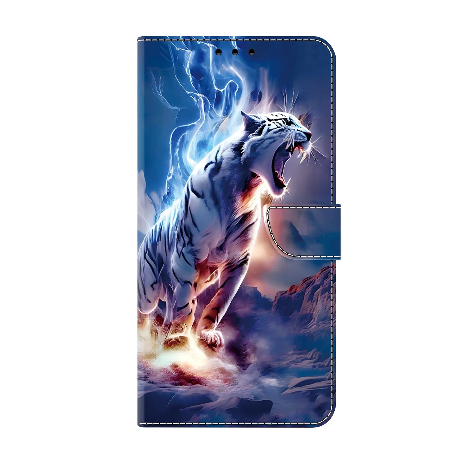 3D Painted Patterns Wallet Flip Leather For Samsung Galaxy S25 S24 S23 S22 S21 S20 S10 S10e S9 S8 Plus Ultra FE EDGE 4G/5G Case