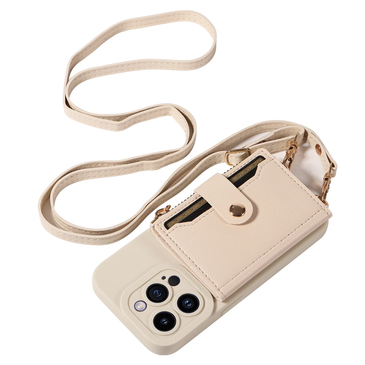 Faux Leather phone case for Samsung GalaxyS25ultra S20 S21 S22 S23 S24plus FE Note20 Crossbody with Mirror Zipper Wallet Cover