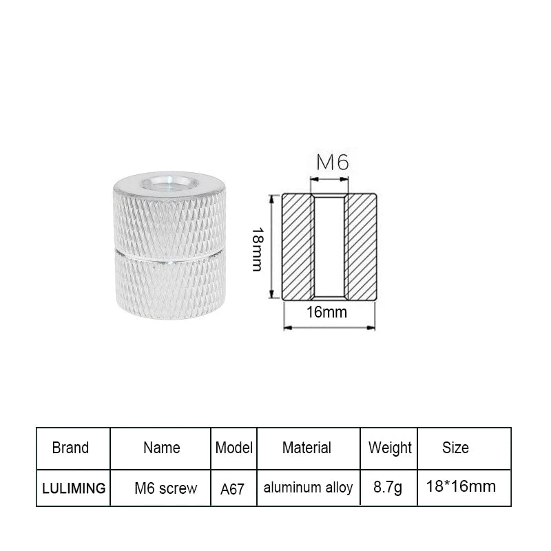 1/4 Female to Female 1/4 3/8 M4 M5 M6 M8 M10 Camera Screw Tripod Ball Head Conversion Screw for Camera Photo Studio Accessories