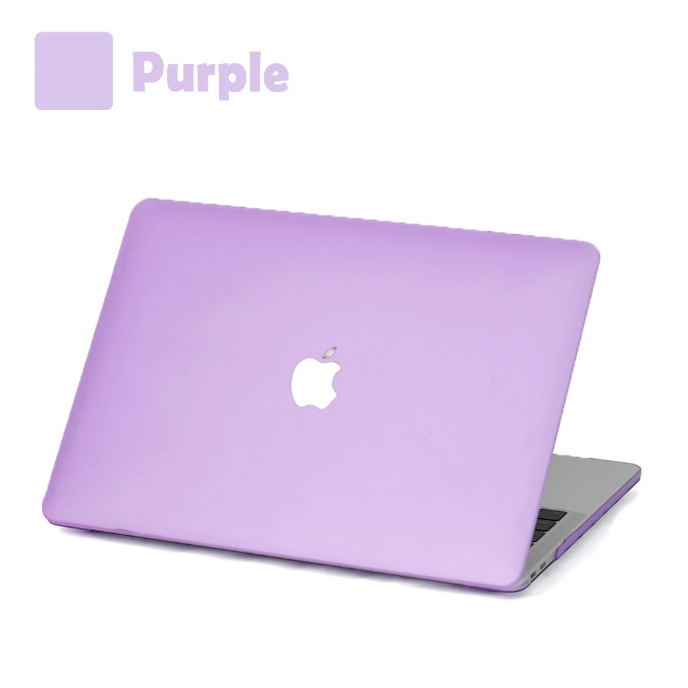 Frosted Laptop Case For Macbook Air 13 A2337 A1466 For Mac M1 Chip Pro 13 A2338 For Macbook Pro 14.2 16.2 Matte Protective Cover