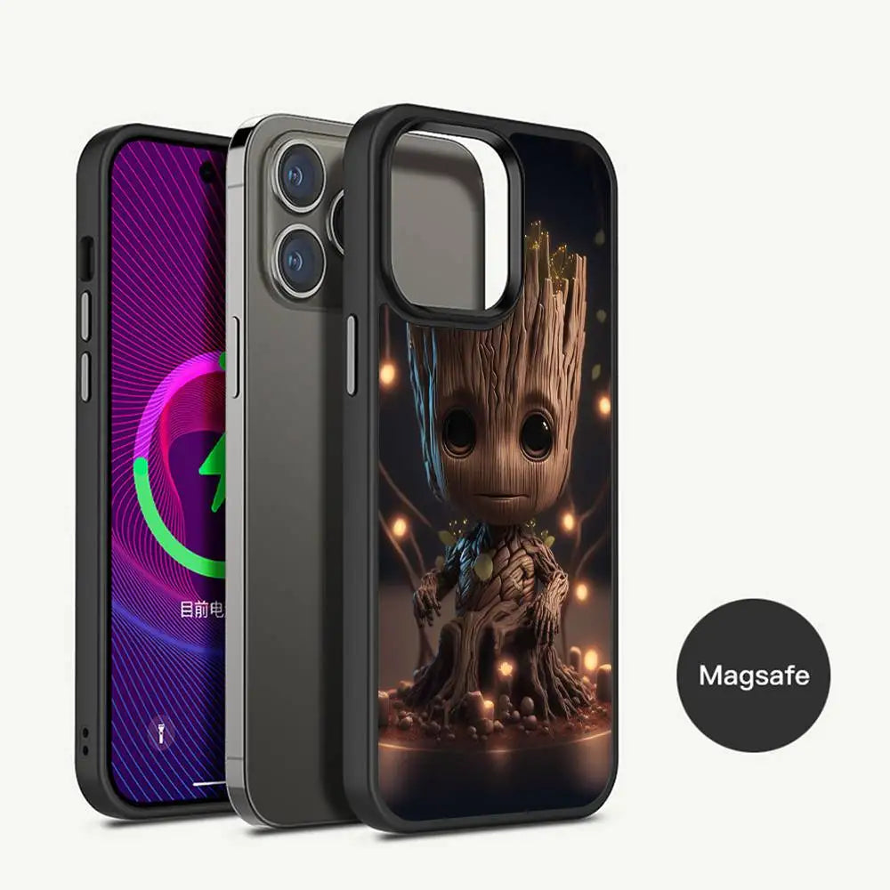 Movie IronMan Phone Case Magnetic Case For iPhone 17 16 14 13 12 11 15 Pro Max Plus For Magsafe Wireless Charge Cover