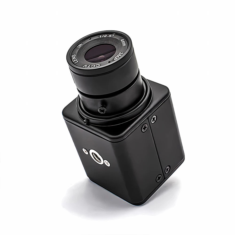 WGWK Mini 2/4MP IP Camera DC12V 4mm 82 Degree H.265 HD Security High Definition Surveillance Onvif P2P CCTV System RJ45 Webcam