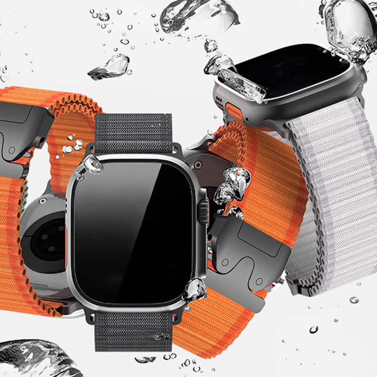 Nylon Alpine Strap for Apple Watch Band 11 46mm Ultra 2 49mm 45mm 44mm 42mm Wrist Bracelet For IWatch Series 10 9 7 8 SE Correas
