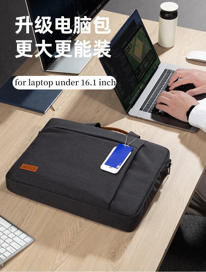 Laptop Bag 15.6 16 Inch Men Business Messenger Shoulder Handbag Briefcase for Macbook Huawei HP Lenovo Dell ASUS Xiaomi Surface