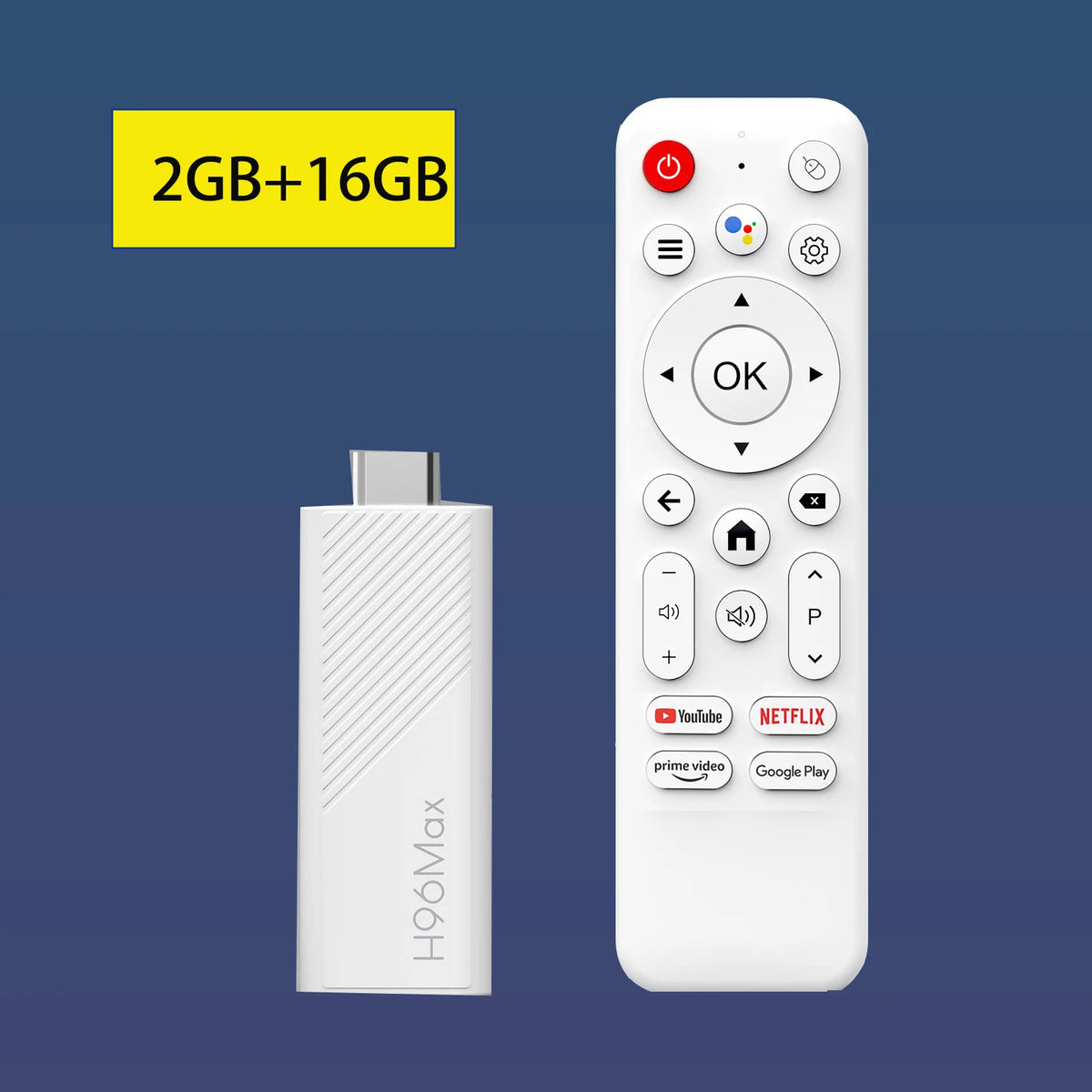Android TV Stick H96 Max H313 Allwinner Quad Core 4K Wifi6 BT Voice Assistant Remote Control Media Player Smart TV Box