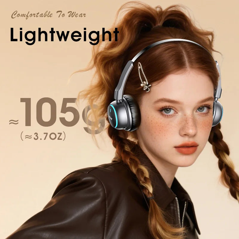 Acer Ohr645 New Over-Ear Wireless Headphones with Surround Sound, High-Quality Sound Effect, Rotatable Adjustment Design, Long Standby Time, Suitable for Sports and Other Occasions for Immersive Music Enjoyment