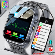 2026 New Accurate ECG Smart Watch Heart Health Analysis Blood analysis Blood Lipid Blood Pressure BT call Smart Watches For Men