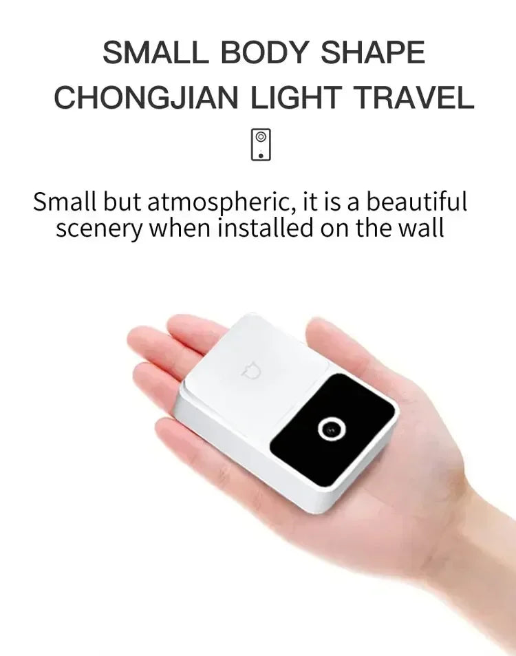 WiFi Tuya App Video Doorbell Wireless Home Intercom System Night Vision Door Viewer Camera Smart Home Security for Door Access
