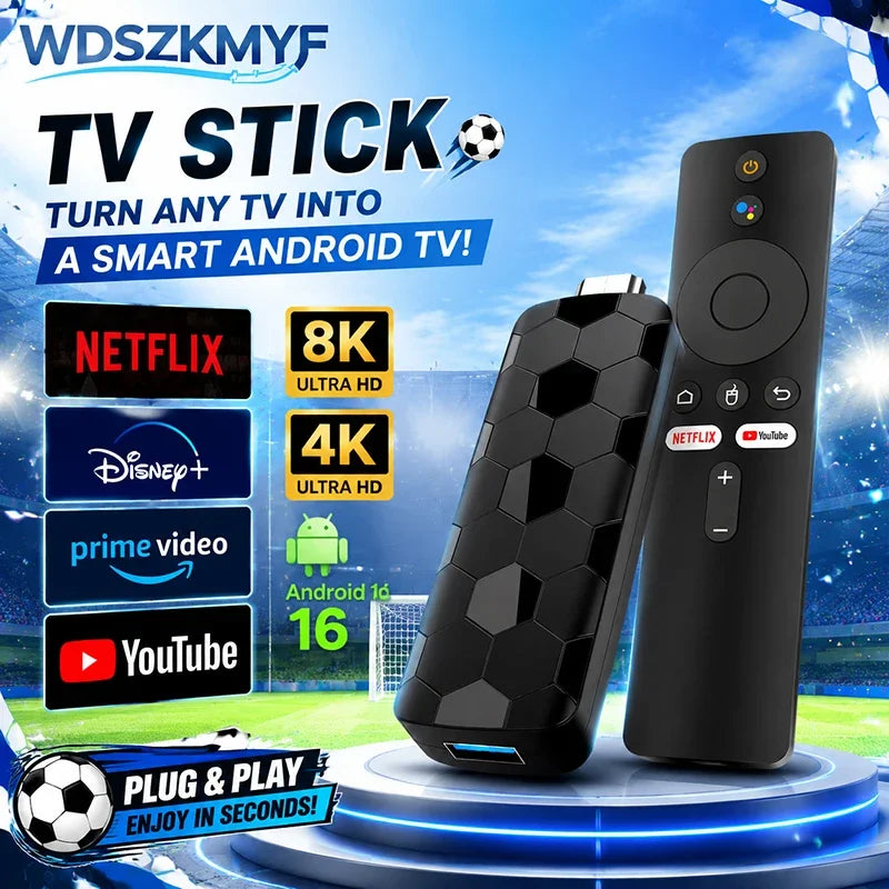 R3+ 4/8K Ultra HD Android 16 Smart TV Box WiFi 6 BT UI Interface 8GB RAM +128GB ROM Media Player For Netflix YouTube Disney+