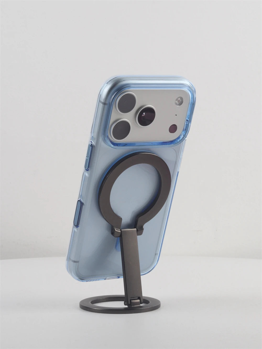 Luxury Transparent Magnetic Bumper Case For iPhone 18 17 16 Pro Max For Magsafe Wireless Charge Camera Button Clear Cover Shell