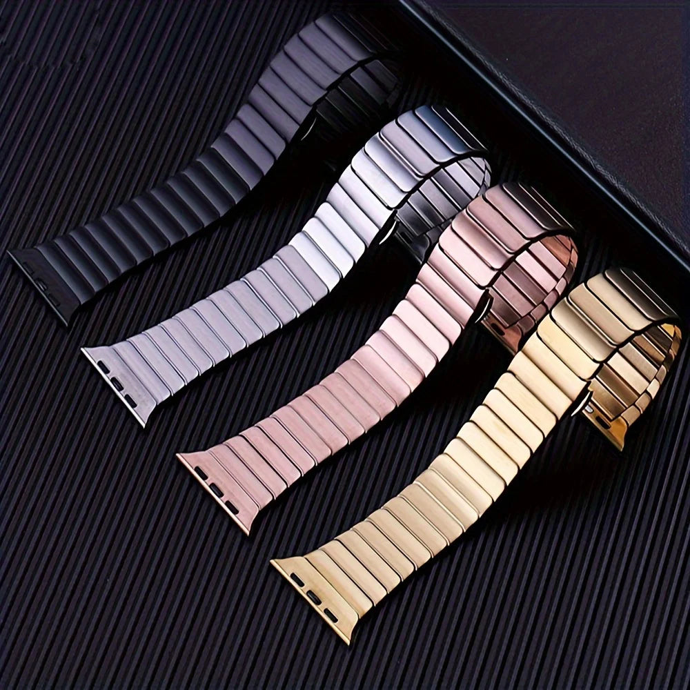 Bracelet Strap For Apple Watch Band 40 46 42 44 45 49mm Stainless Steel Wristband For iWatch Series 12/11/10/9/8/7/6/SE3 Ultra 4