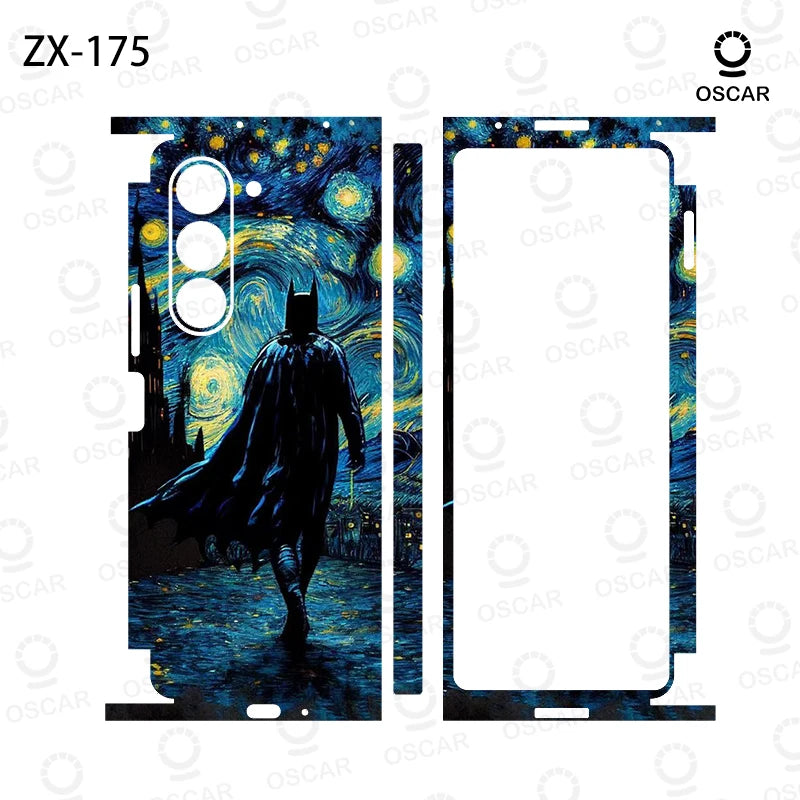 Colorful Anti-Scratch Stickers For Samsung Galaxy Z Fold 8 Ultra 8 7 6 5 Protective Decal Skin Cover Back Film