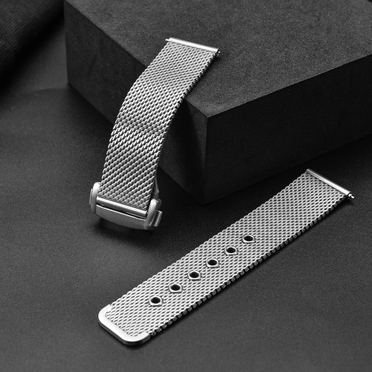 Metal Strap for Omega Seamaster 300 007 Watch Band 20mm Mesh Stainless Steel Universal Strap Luxury Bracelet for Men Accessories