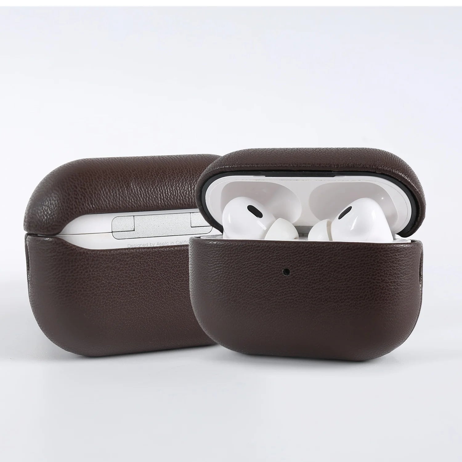 Biobased Eco-Friendly Leather Case For Airpods Pro 3 airpods4 3 Wireless Earphone Box Headphone Bluetooth Hard Protective Cover
