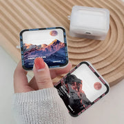 Snow Mountain Scenery Pattern Earphone Case for Airpods 4th 3rd Pro3 Covers for Airpod 2 3 1 Protective Accessorie Shell Fundas