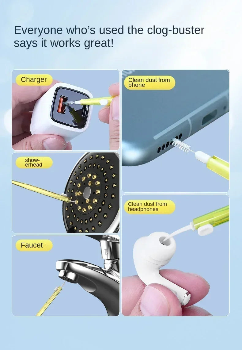 1PC Phone Charging Port Speaker Cleaning Kit, Dust Plug Cleaner Brush for iPhone 16 15 14, Xiaomi Samsung Earphone Clean Tool
