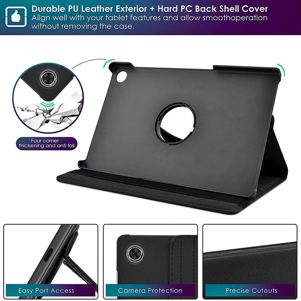 Case For iPad 9.7 2017 2018 iPad Air 2 3 4 5 iPad Pro 11" 10.2 7th 8th 9th 10 10th Gen Mini 6 7 Case Rotating Stand Tablet Cover