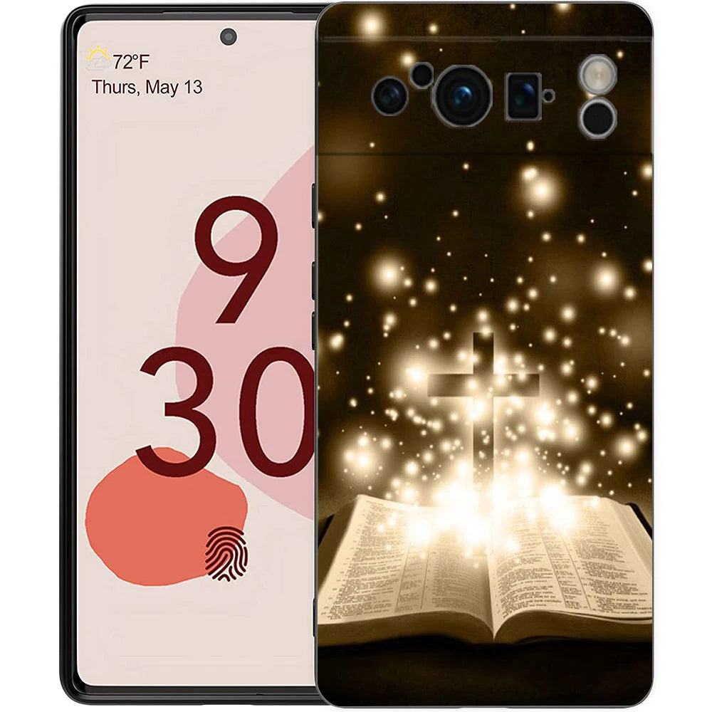 Faith Christian Religious Jesus Clear For Google Pixel 9 8 7 6 7A 6A Pro Shockproof Soft TPU Cover Pixel 9 Pro XL Phone Case Bag