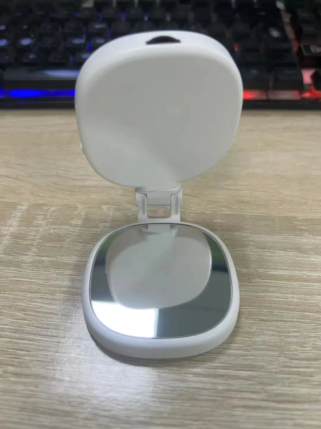 Magnetic Selfie Light for MagSafe iPhone 360° LED Ring Fill Light with Mirror Perfect for Selfies Vlog and Video Calls