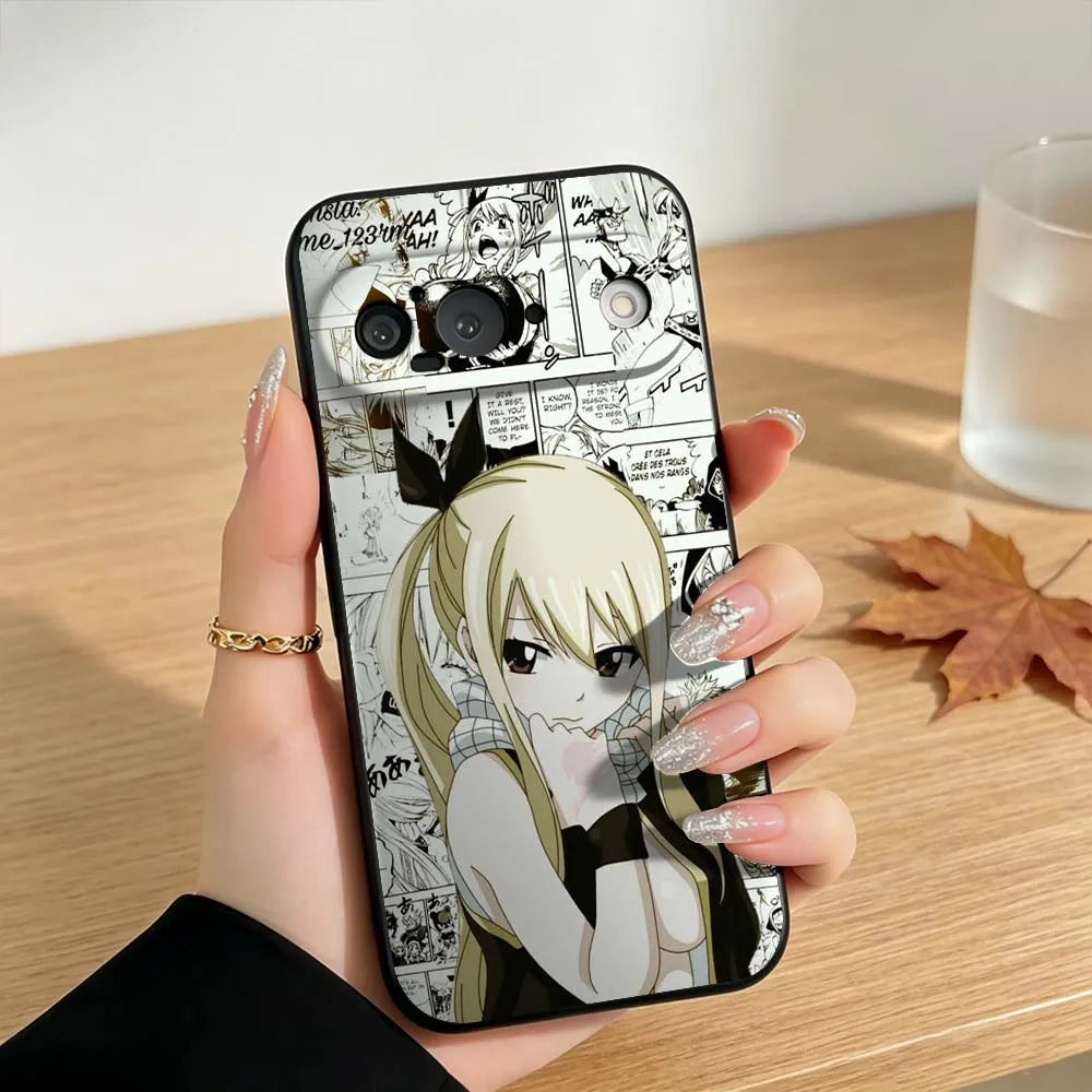 Anime FAIRY TAIL For Google Pixel 10 10A 9 8 7  9a 8A 7a 6a XL Pro 5G Black Phone Case Cover